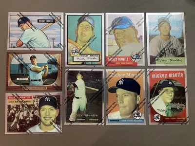 Juego completo Topps Mickey Mantle Finest 1996 con revestimiento # 1-19 Yankees de Nueva York  Foto 1 de 4