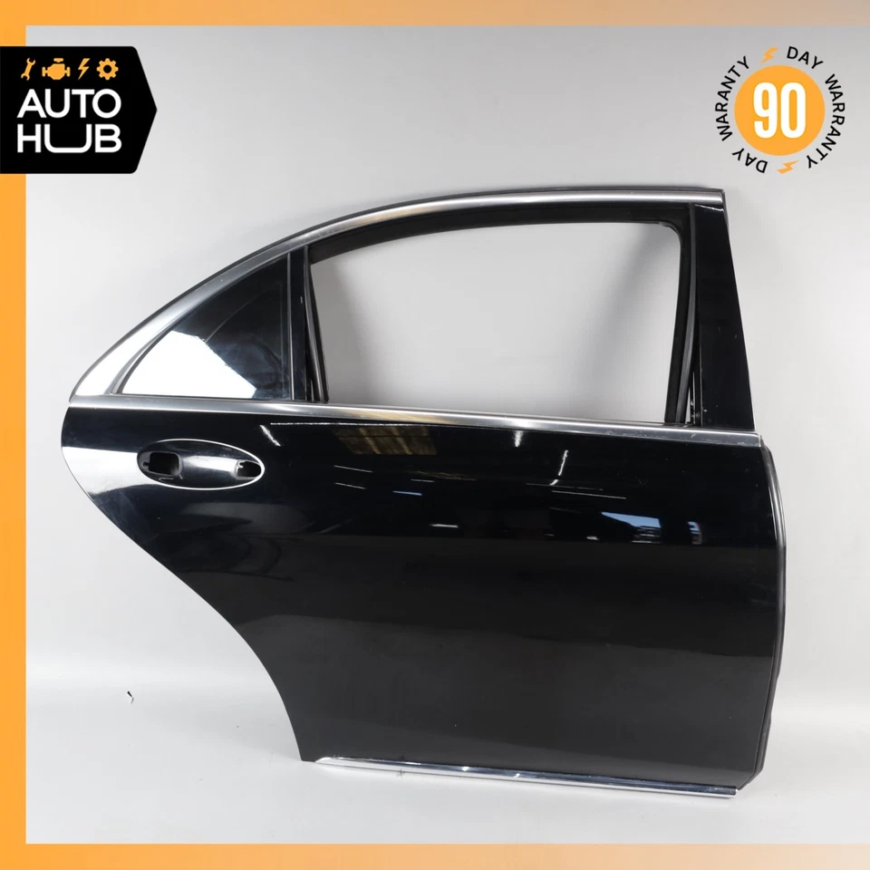 Porta traseira direita 14-20 Mercedes W222 S550 S63 AMG S600 preta fabricante de equipamento original - Imagem 1 de 4