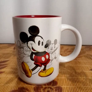 Disney Store Ceramic Coffee Mug Mickey Mouse Sketch Through The Years - Picture 1 of 9