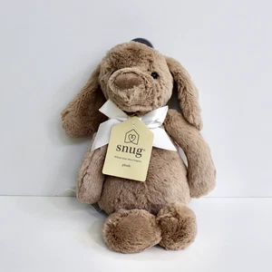 Snug Puppy Dog Brown Plush Stuffed Animal Lovey 12" - Picture 1 of 4