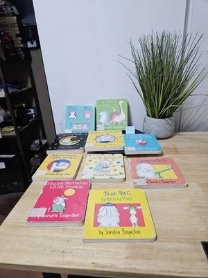 Lot of 10 Sandra Boynton Board Books TITLES SEEN Ex Library  - Image 1 of 4
