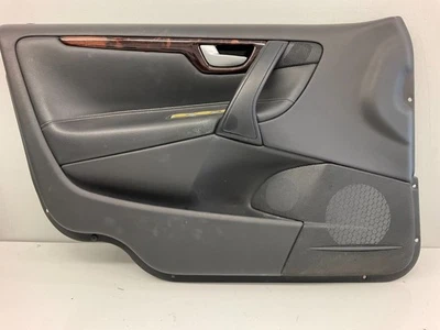 01-09 Volvo XC70 S60 V70 Left Front Door Panel Off Black Leather w Sport39990408 - Image 1 of 4