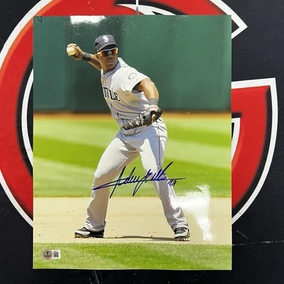 阿德里安·贝尔特亲笔签名西雅图水手队签名 11x14 照片贝克特 BAS 正品证书 — 第 1/3 张图片