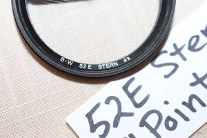 EXC Vtg B+W 52mm STERN 4Point STAR FILTER German 49mm 52E  Star 4 Special Effect - Picture 1 of 10
