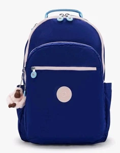 Kipling Clas Seoul Solar Navy (Blue) Large BACKPACK Rucksack 27 Litre RRP£98 - Picture 1 of 8