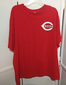 Camicia usata MLB Cincinnati Reds Majestic adulto taglia 2XL Brandon Phillips #4 - Foto 1 di 7