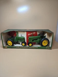 1/16 Ertl John Deere 50th Anniversary 40 & 70 Tractor  Collector Set Dirty NOS - Picture 1 of 7