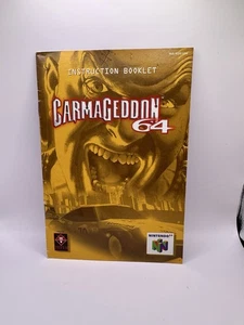 Carmageddon N64 Manual/Instruction Booklet Only - Picture 1 of 2