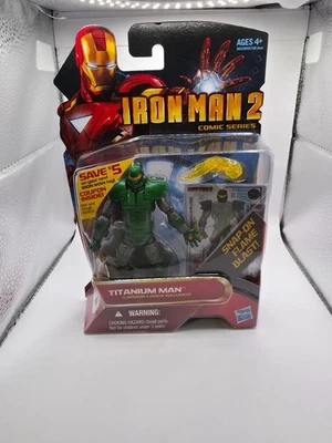 Figura de acción y tarjeta Hasbro Iron Man 2 Comic Series *Titanium Man* Foto 1 de 4