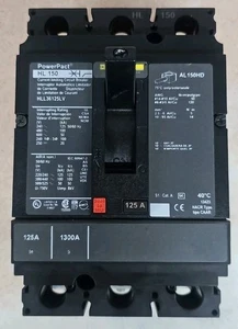 SQUARE D HLL36125LV hjl36125 BREAKER 125 A 600V 3P SEE PICS - Picture 1 of 5