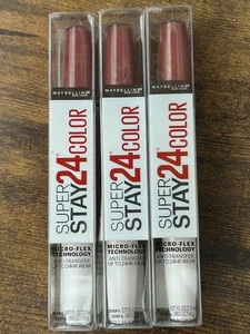 Maybelline 3er Pack Super Stay 24 Hour Color Lippenstift - 145 Constant Cocoa - Bild 1 von 3