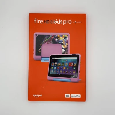 Amazon Fire HD 8 Kids Pro Tablet 12. Generation 2024 32GB Löwen Design NEU OVP - Bild 1 von 2
