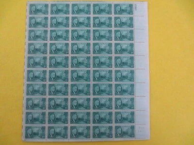 Doc Scott # 930 1c Roosevelt & Hyde Park 1¢ 1945 Sheet of 50 MNH - Image 1 of 4