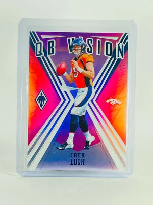 2019 Panini Phoenix Drew Lock RC QB Vision Pink #080/199 - Image 1 of 2
