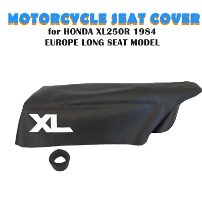 FUNDA ASIENTO MOTO HONDA XL250R XL250 R 1984 MODELO ASIENTO LARGO EURO NEGRO Foto 1 de 2