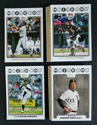 2008 Topps ~ CHICAGO WHITE SOX ~ 26 Card Team Set Series 1 & 2 with Update - Image 1 of 4