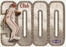 STEVE CARLTON 2000 FLEER FOCUS CLUB 3000 PHILADELPHIA PHILLIES HOF CY