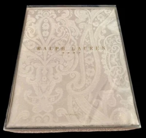 Ralph Lauren Home 70" Runde Tischdecke Vollblut Paisley Hochformat Weiß/227 - Bild 1 von 5