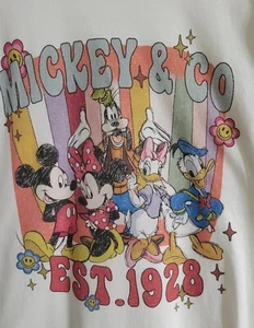 Disney Mickey & Co Est. Manga corta 100 % algodón 1928 By Comfort Colors - Imagen 1 de 10