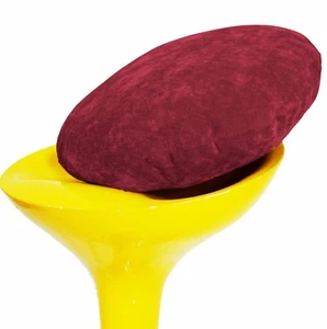 ma15n Red Scarlet Plain Round Velvet Style Cushion Cover/Pillow Case*Custom Size - Picture 1 of 6
