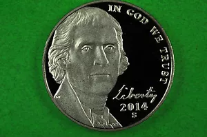 2014-S- Deep Cameo Jefferson Nickel US GEM Proof Coin - Picture 1 of 1