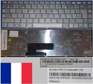 Teclado AZERTY Francés MSI X300 Medion E1312 MP-09B56F0-359 S1N1EFR2A1C Negro - Imagen 1 de 1