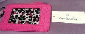 Vera Bradley Zipper Pouch Quilted- Rose Petal - Picture 1 of 3