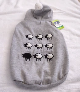 Top Paw Dog Sheep Fleece Hoodie Coat Large 16" x 13" From 2017 - Picture 1 of 7