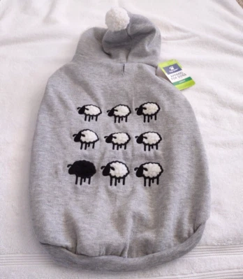 Top Paw Dog Sheep Fleece Hoodie Coat  Large 16" x 13" From 2017 - Image 1 of 4