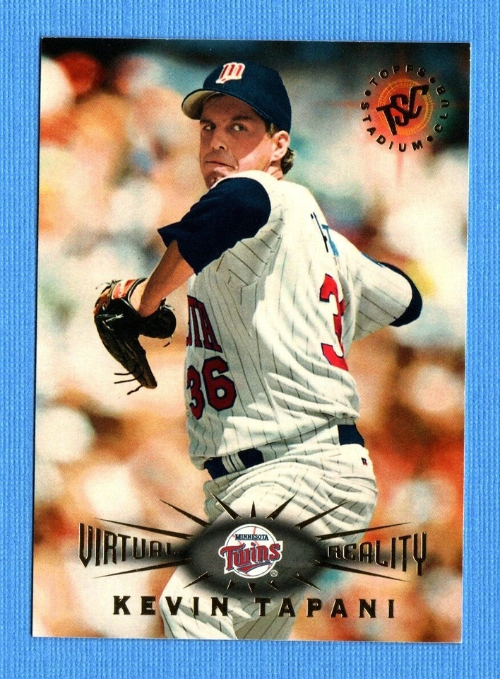 1995 Stadium Club Virtual Reality #58 Kevin Tapani Twins - Image 1 of 1