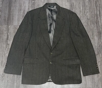 Blazer Orvis 4o-44R Abrigo Deportivo Marrón Tweed Espiga EE. UU. Blazer Elegante (USADO EN EXCELENTE ESTADO) Foto 1 de 4