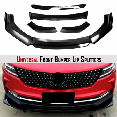 For Hyundai Sonata Front Bumper Spoiler Splitter Lip/86.6" Side Skirt Gloss UP Foto 1 de 4