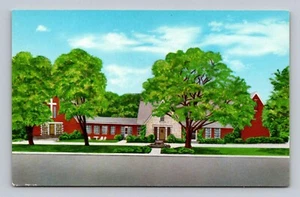 Bristol Tennessee Akard Funeral Home Chrome Postcard - Picture 1 of 2