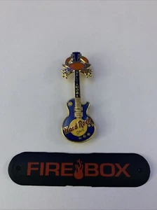 1997 Hard Rock Cafe Guitar Pin - Baltimore, Maryland - Brooch Style Clasp - Picture 1 of 3