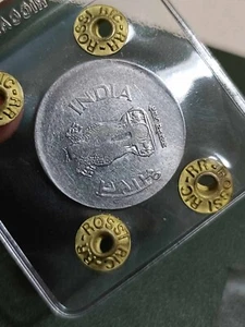 Extreme RARE Decentralized Coinage 1 Rupie 1993 with Expertise & Certification - Picture 1 of 4