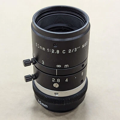 Navitar 50 мм F2.8 C 2/3» M25.5 с 10 мм адаптер для C держатель объектива камеры - Изображение 1 из 4