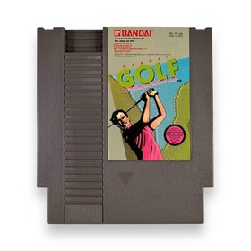 Bandai Golf Challenge Pebble Beach Nintendo NES (1988) Video Game