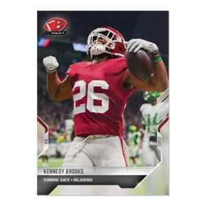 2021 TOPPS NOW BOWMAN NEXT FOOTBALL #12 KENNEDY BROOKS - OKLAHOMA - Bild 1 von 2