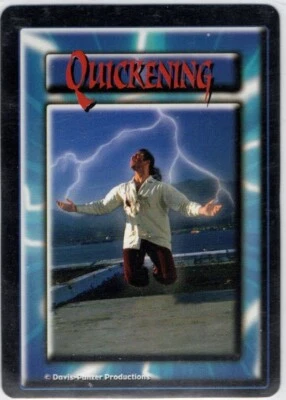 1st Edition Highlander TCG CCG Quickening Card  Methos Strat Q - Image 1 of 2