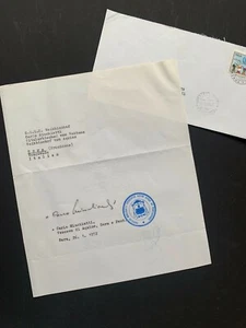 CARLO MINCHIATTI (†1996) Obispo Italia firmado lote 1972 - Imagen 1 de 1