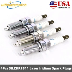 4Pcs SILZKR7B11 Laser Iridium Spark Plugs Fits Hyundai Elantra Santa Fe 9723 - Bild 1 von 5