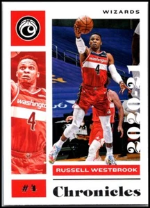 Russell Westbrook Panini Chronicles #38 2020-21 - ¡Envío gratuito! - Imagen 1 de 2