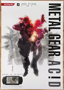 Metal Gear Acid RARE PSP 51,5 cm x 73 cm Japanese Promotion Poster - Bild 1 von 1