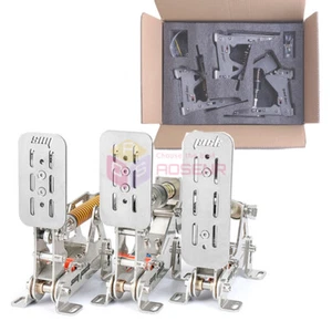 Das neueste Edelstahl Metall Set USB Rennsimulator Pedale für PC Spiele - Bild 1 von 10