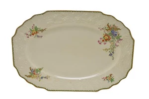 Devon Myott Staffordshire England 16" Ovale Platte - Bild 1 von 3