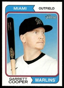 2023 Topps Heritage Garrett Cooper G435 Miami Marlins #216