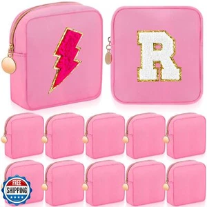 Kacctyen 12 Piezas Mini Bolsa de Maquillaje Nylon Pequeña Bolsa para Cartera Mini Cuadrada Nylon - Imagen 1 de 5