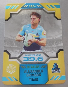 NRL 2024 Rivalry Game Card Special Alexander Brimson GC21 Gold Coast Titans - Picture 1 of 2