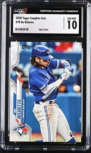 2020 Topps Complete Sets #78 BO BICHETTE RC GEM MINT 10! + FREE SHIPPING! - Picture 1 of 2