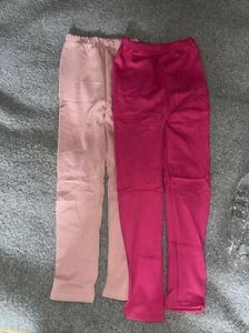 2 Pair Girls Pink Thermal Long Underwear Size Xl - NEW - Picture 1 of 1